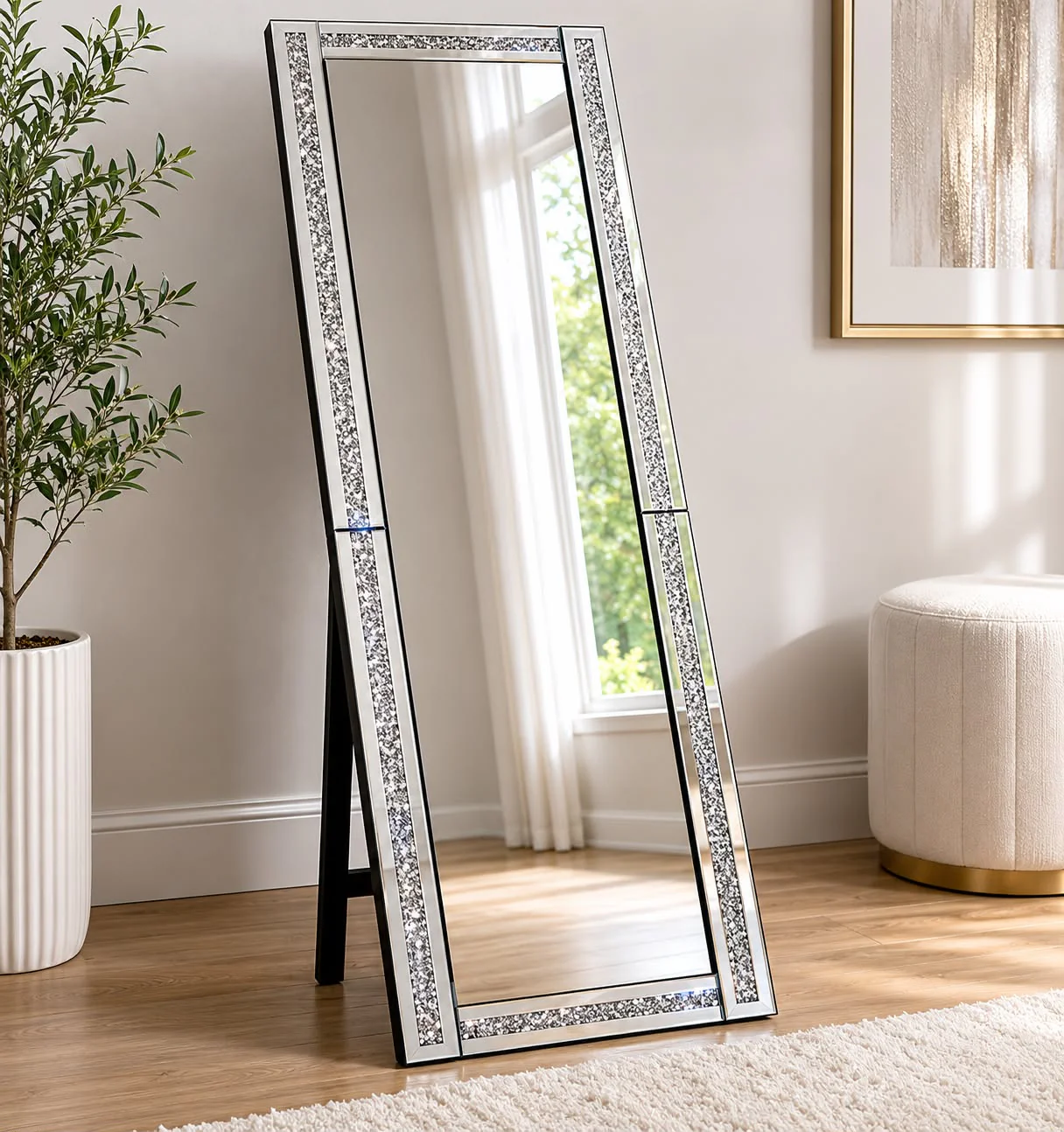 Glam Stand-Up Floor Mirror