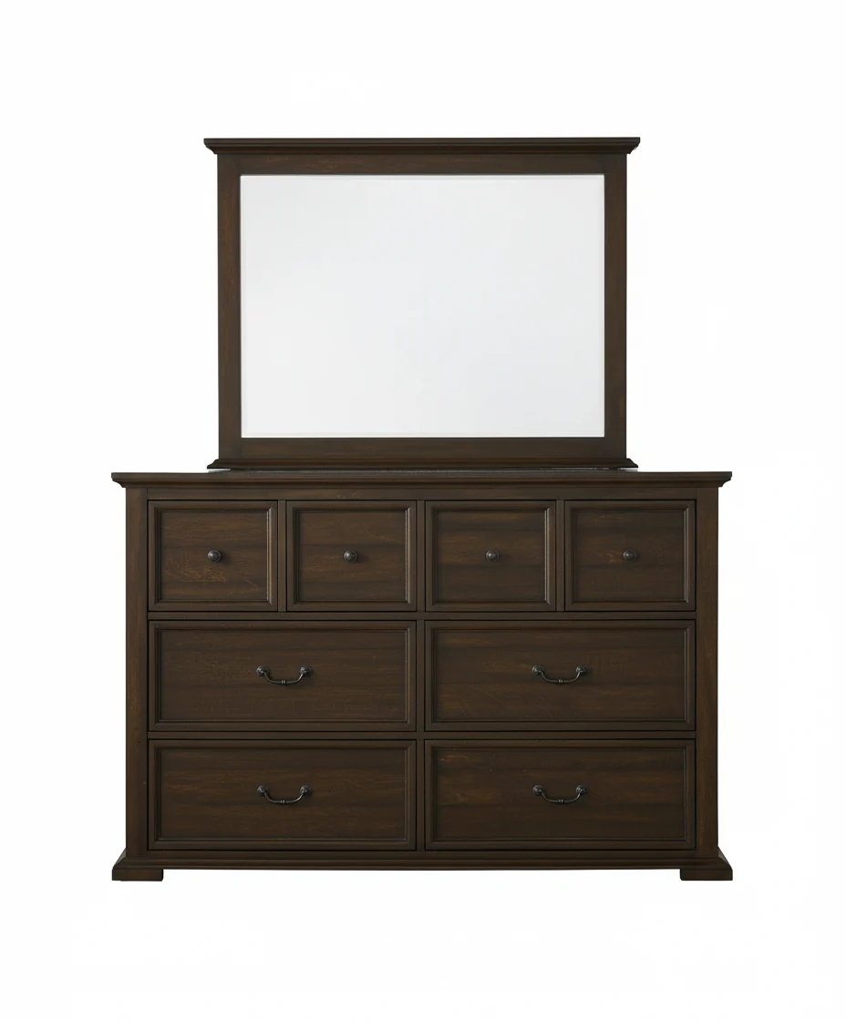 Grissom Dresser Mirror Bed Choose Your Size! - Image 2