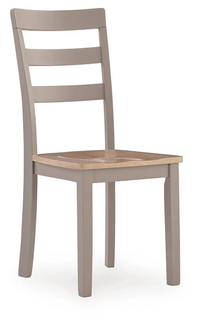 Harperfeld - Dining Room Side Chair (Set of 2) - Natural / Gray - Image 2