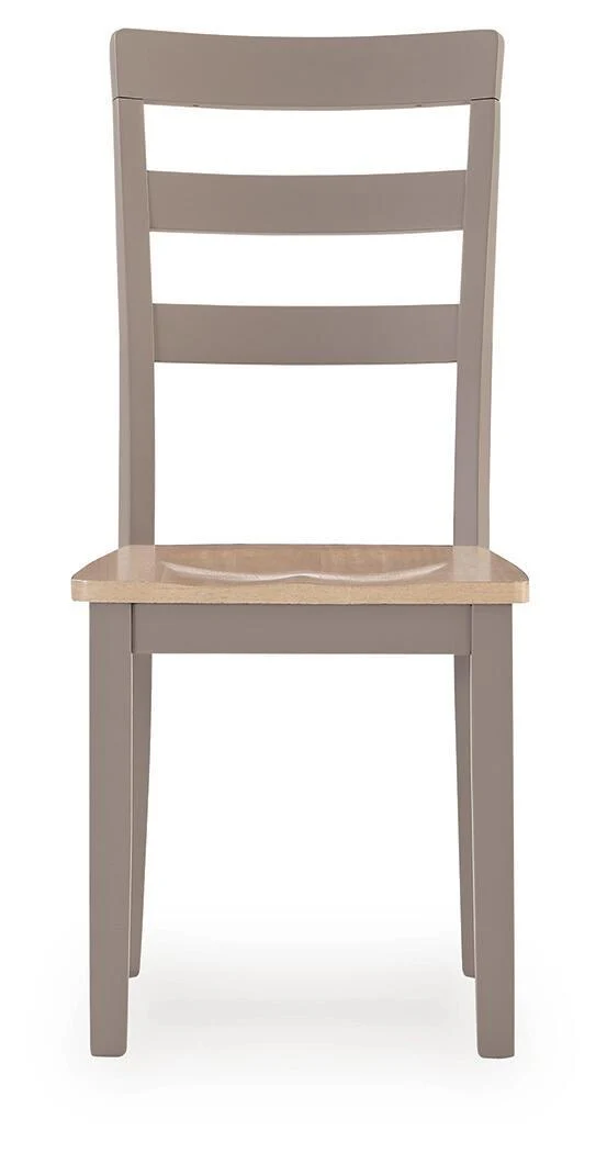 Harperfeld - Dining Room Side Chair (Set of 2) - Natural / Gray - Image 4