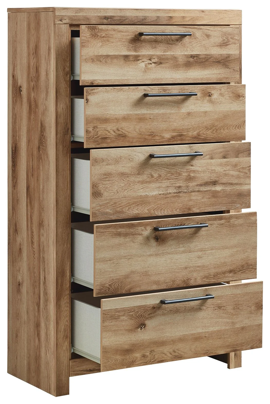 Hyanna - Five Drawer Chest - Tan Brown - Image 2