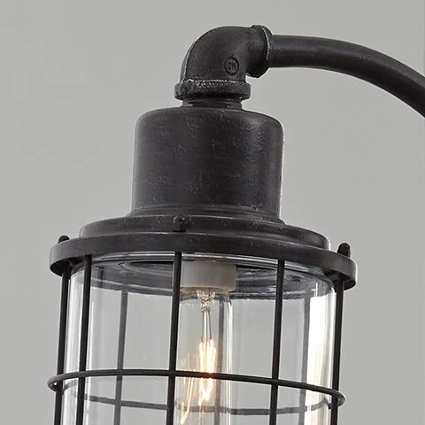Jae - Metal Desk Lamp - Antique Black - Image 3