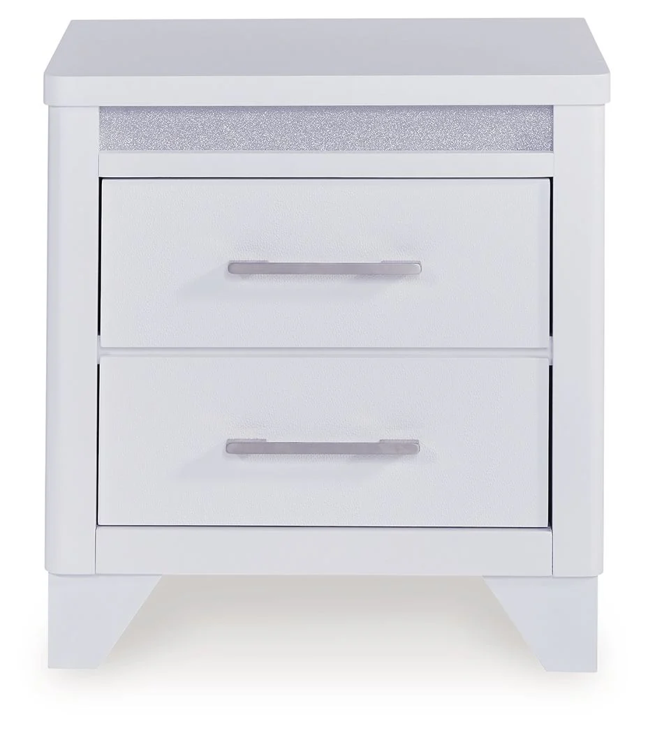 Jarlee - Two Drawer Night Stand - White - Image 2