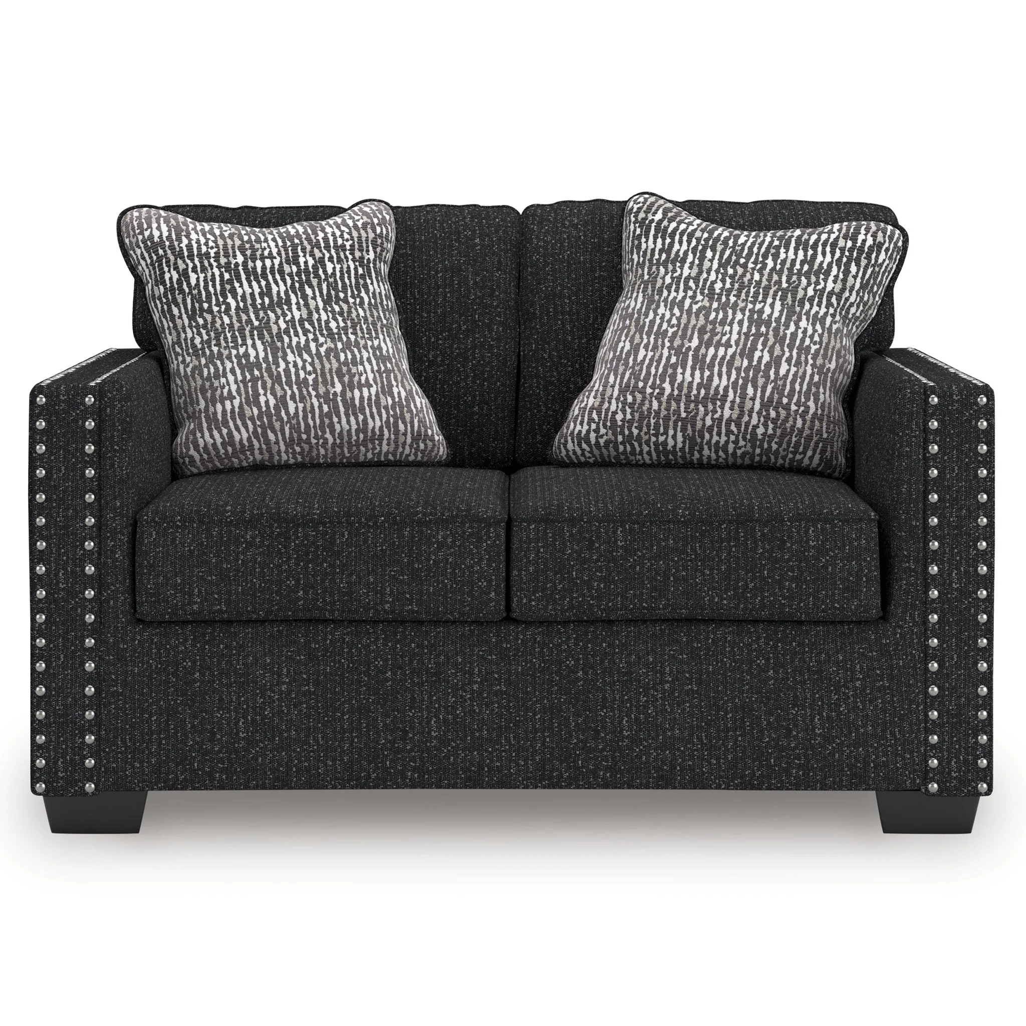 Jasmine Peaks - Loveseat - Coal - Image 4