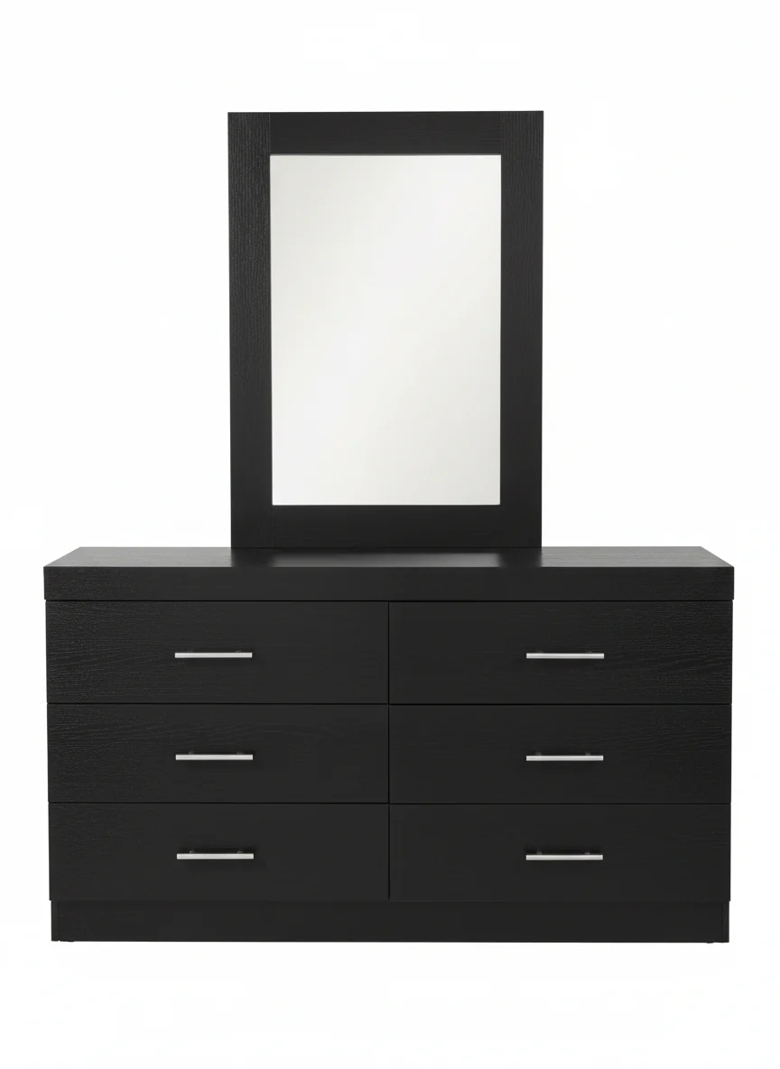 Javier Black Dresser Mirror