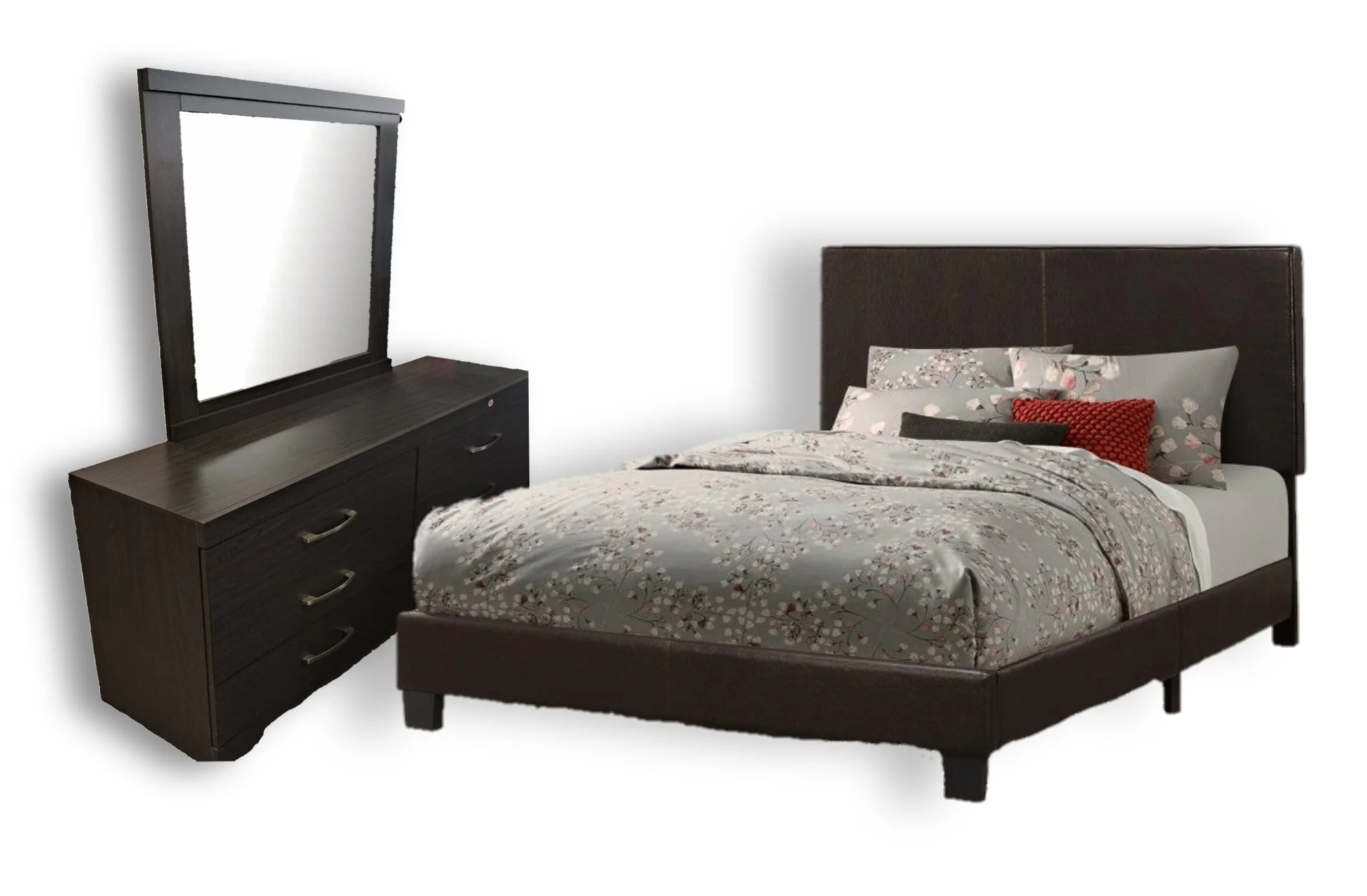 Javier Bed Dresser Mirror Select Your Size - Image 4