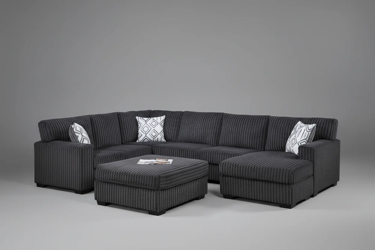 Jordan Gray Sectional - Image 2