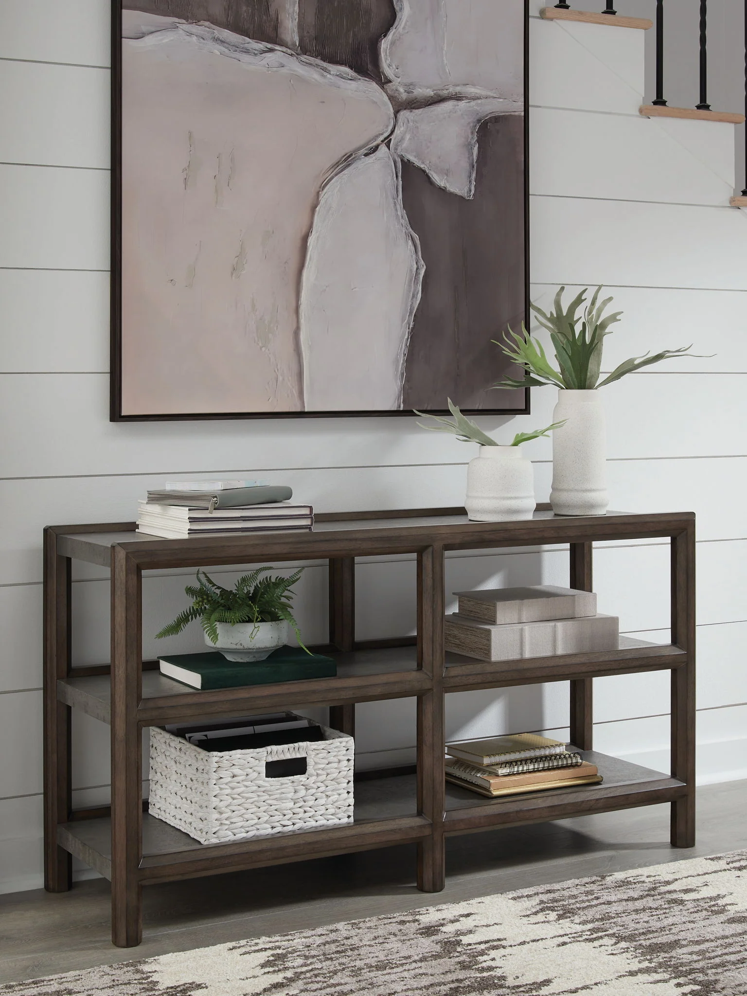 Kallenny - Sofa Table - Brown / Gray - Image 2