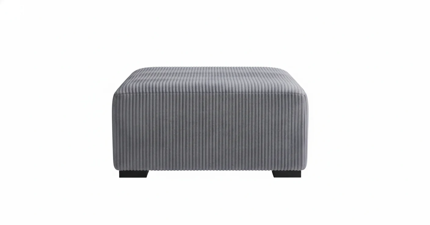 Keeber Gray Ottoman