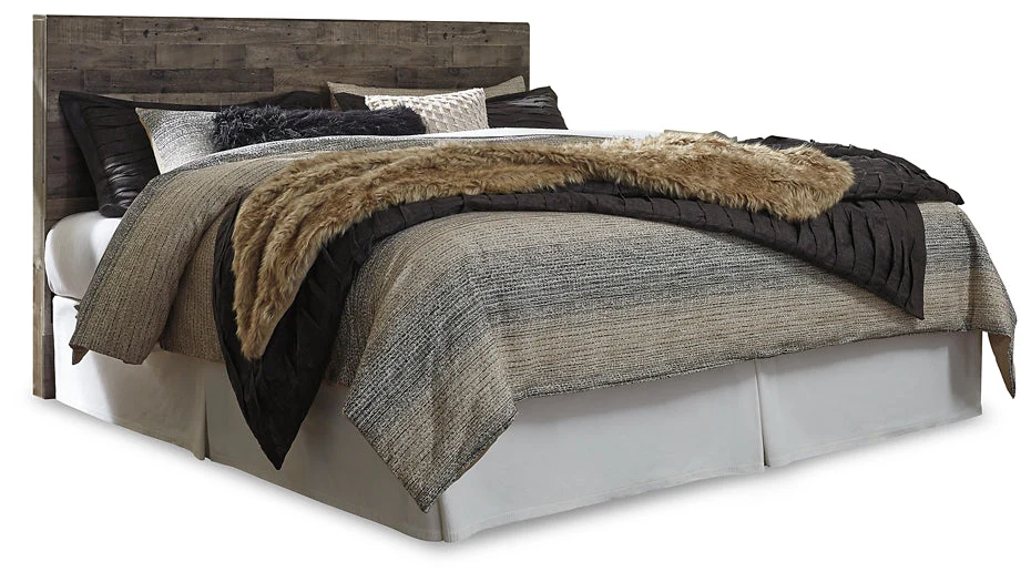 Derekson King Panel Headboard with Mirrored Dresser, Chest and 2 Nightstands - Image 4