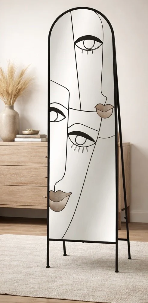 Lady Face Stand-Up Mirror - Image 2