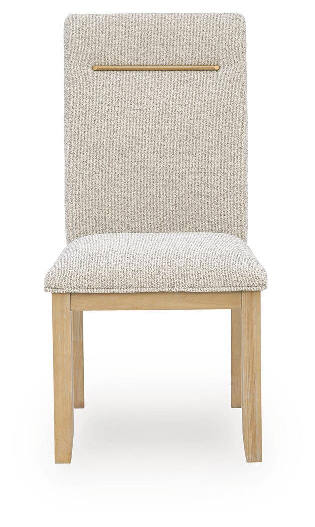 Lasinger - Dining Upholstered Side Chair (Set of 2) - Light Brown - Image 4