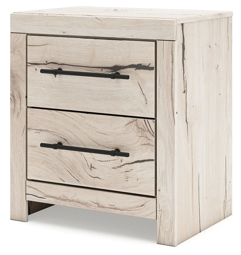 Lawroy - Two Drawer Night Stand - Light Natural - Image 4