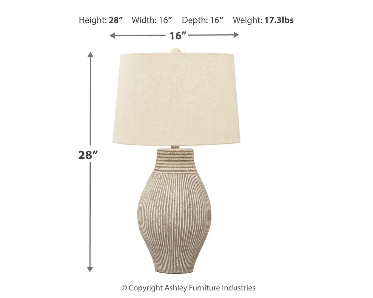 Layal - Paper Table Lamp - Beige - Image 4