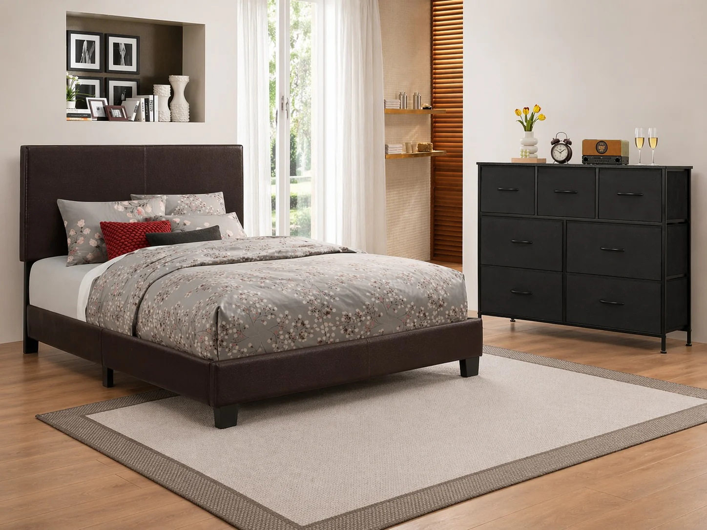 Lodise Twin Bed and Chest