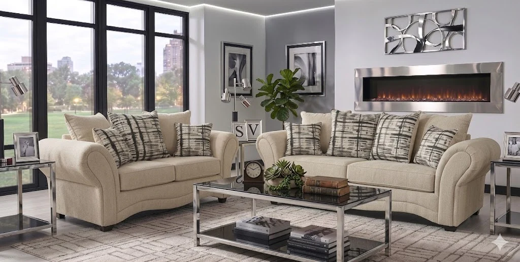 Logan Sofa and Loveseat Select Your Color!! - Image 4