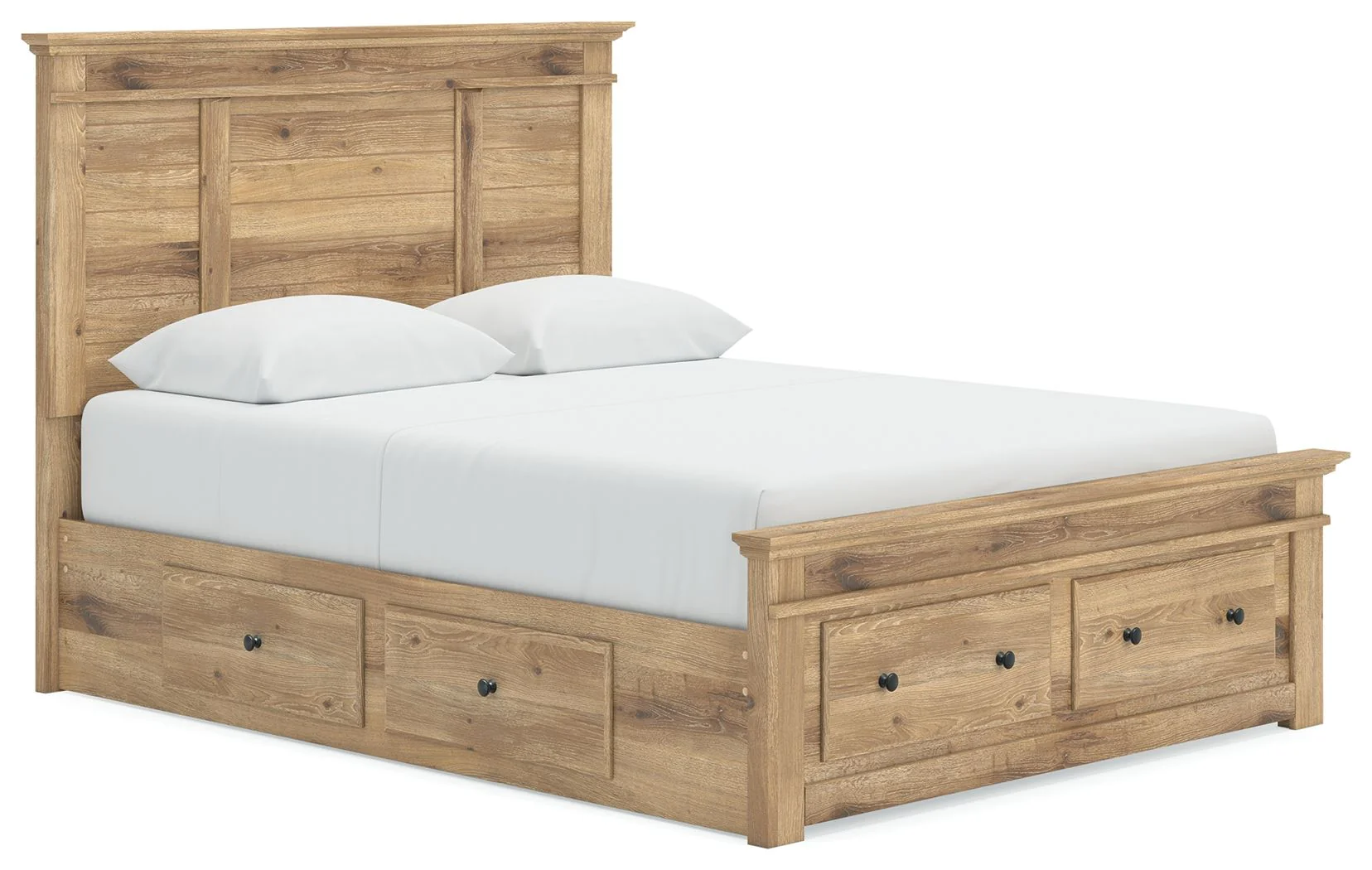 Makidern - Panel Storage Bed