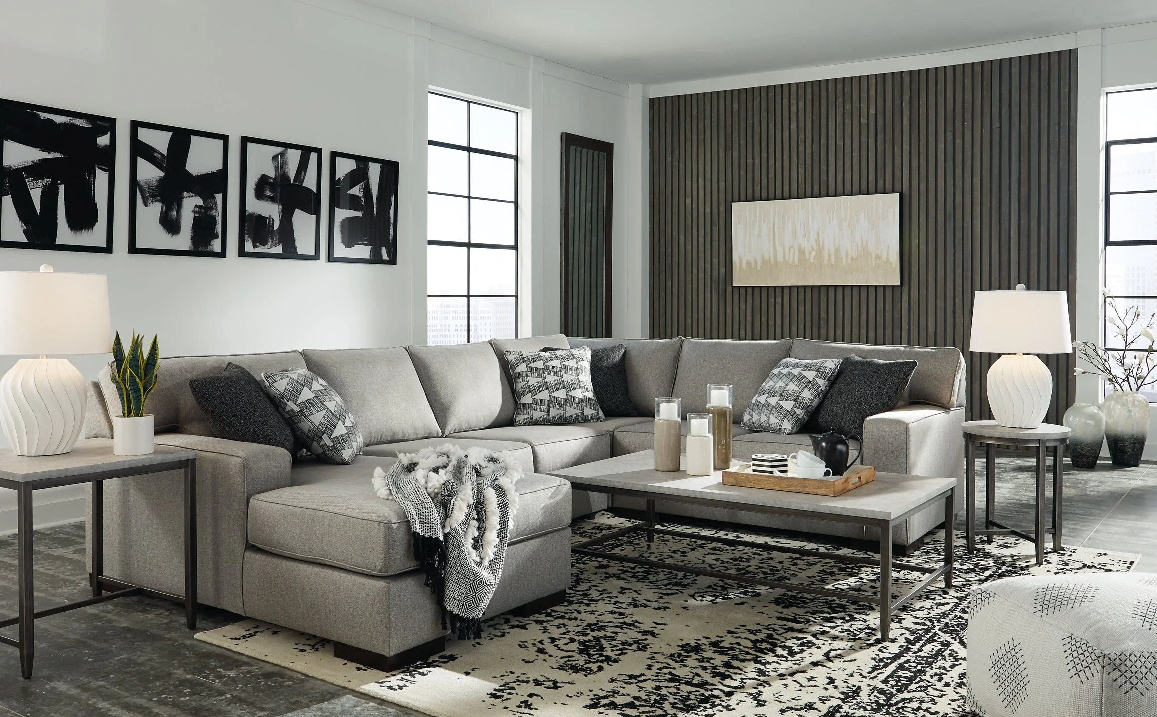 Marsing Nuvella 4-Piece Sectional with Chaise - Image 3