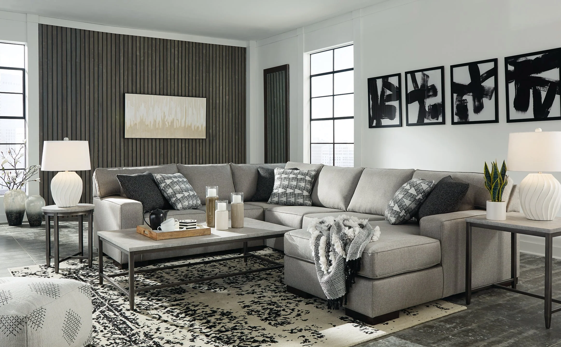 Marsing Nuvella 4-Piece Sectional with Chaise - Image 3