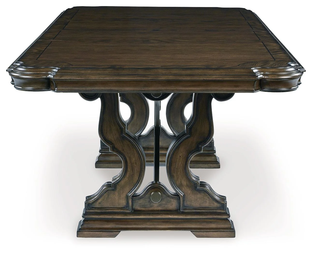 Maylee - Dining Extension Table - Dark Brown - Image 4