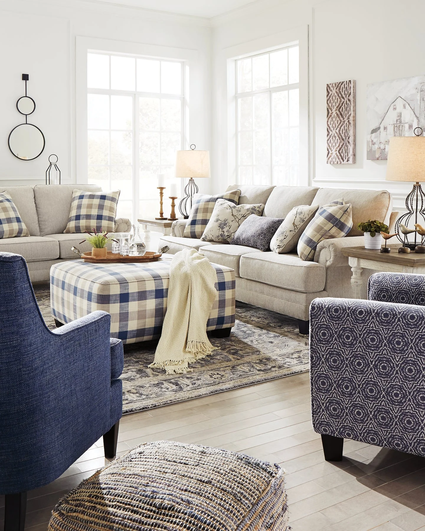 Meggett Oversized Accent Ottoman - Image 3