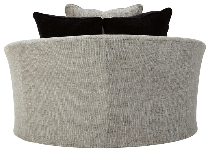 Megginson Oversized Round Swivel Chair - Image 6