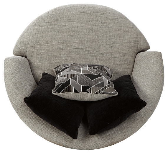 Megginson Oversized Round Swivel Chair - Image 7
