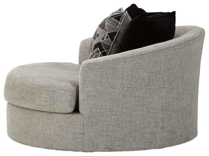 Megginson Oversized Round Swivel Chair - Image 8