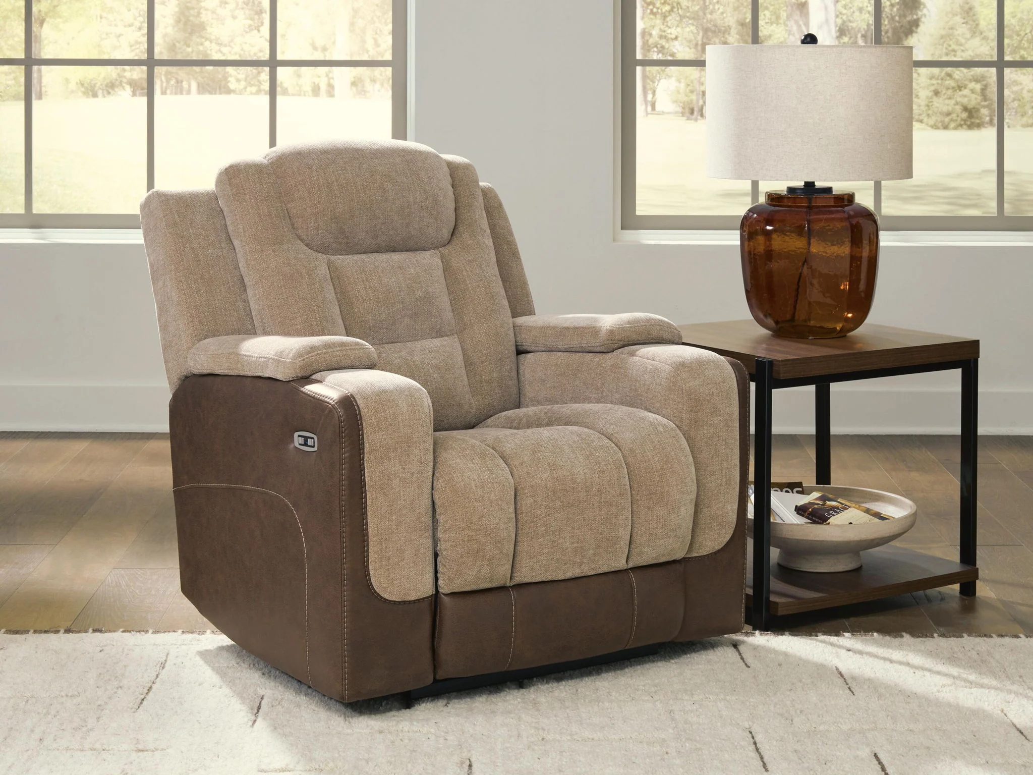 Mixed Motion - Power Recliner With Adjustable Headrest - Image 3
