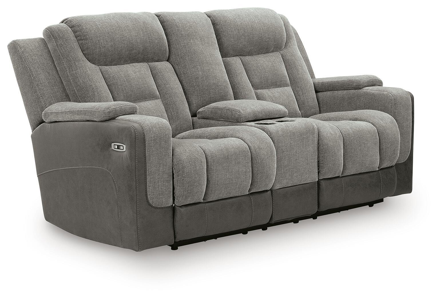 Mixed Motion - Power Reclining Loveseat With Console / Adjustable Headrest - Image 2