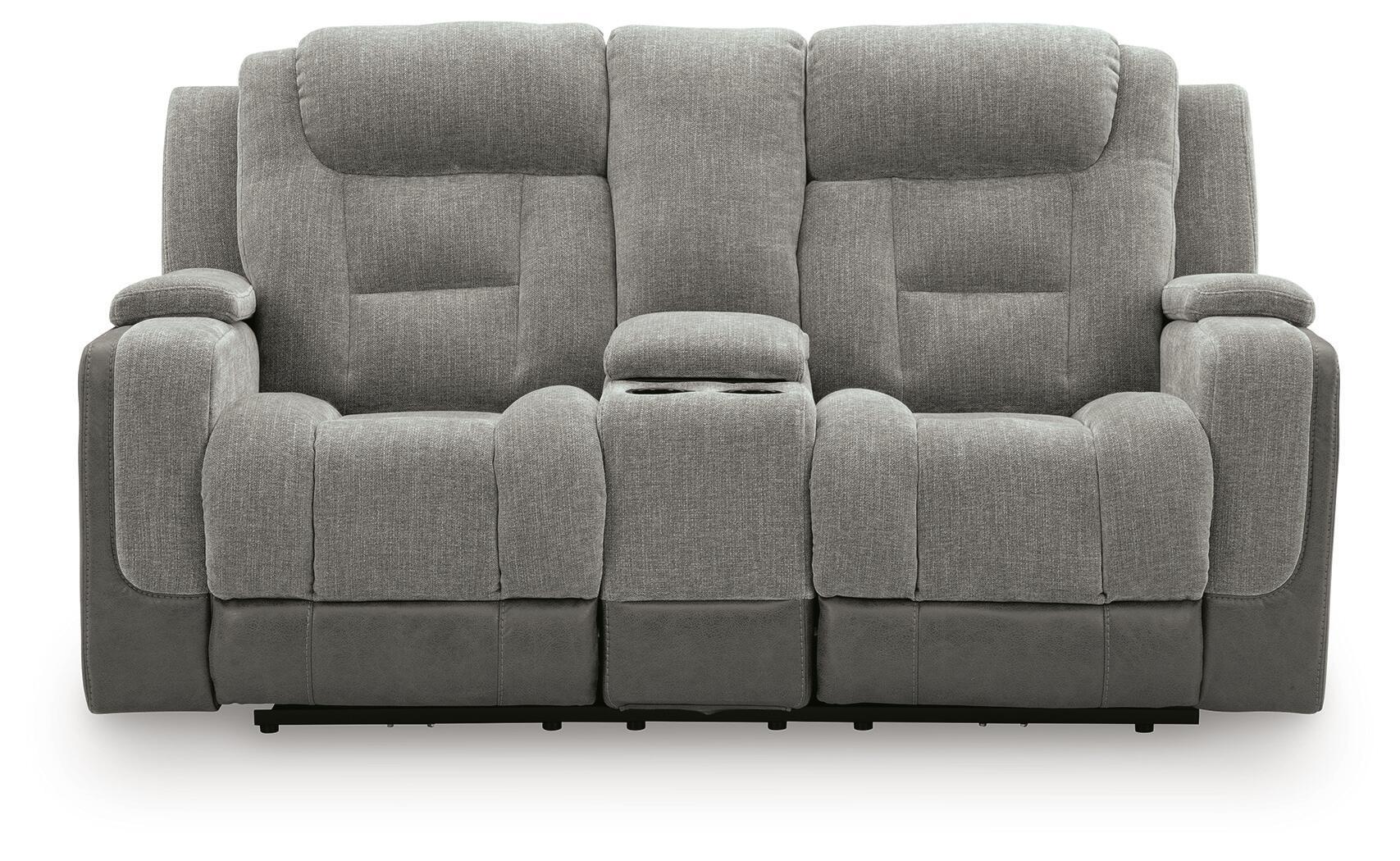 Mixed Motion - Power Reclining Loveseat With Console / Adjustable Headrest - Image 3