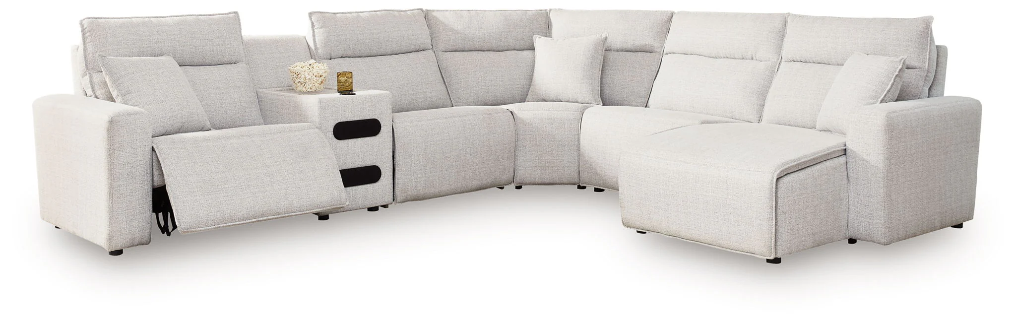 Modmax II - Reclining Sectional - Stone - Image 7