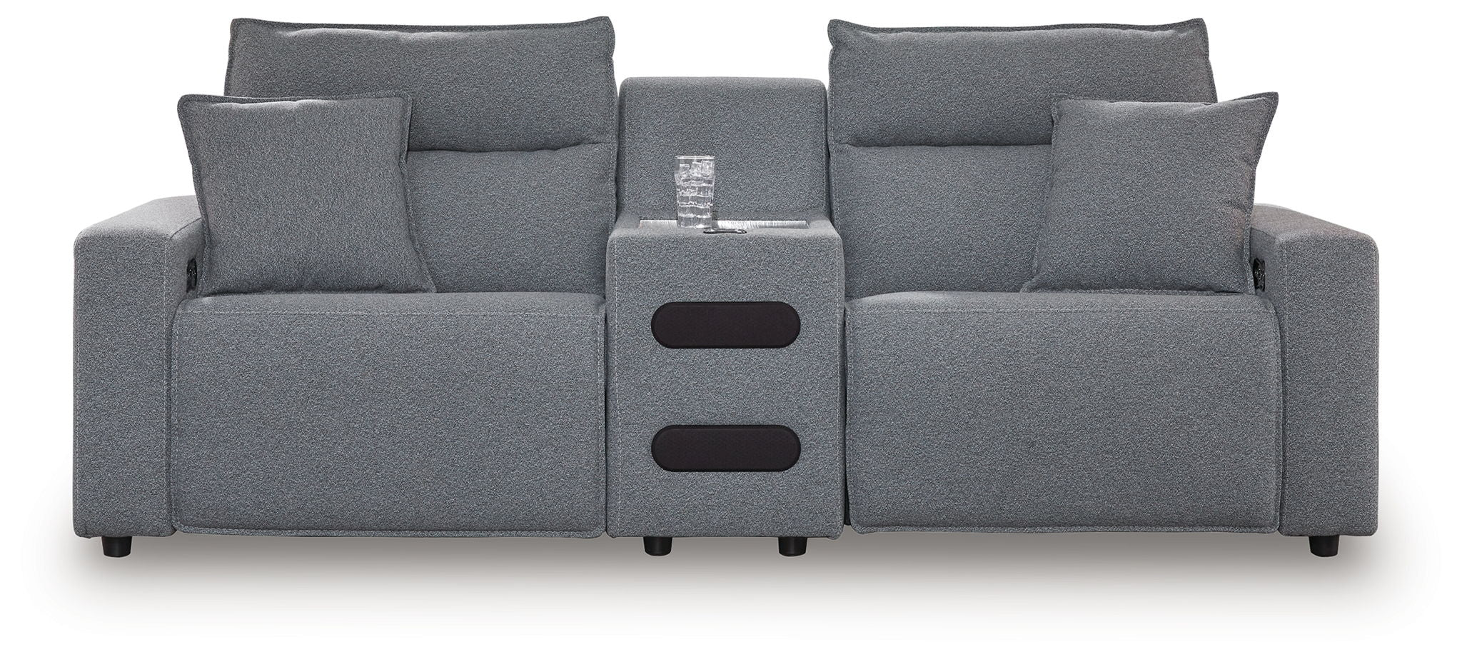 Modmax II - Reclining Sectional - Salt And Pepper - Image 14
