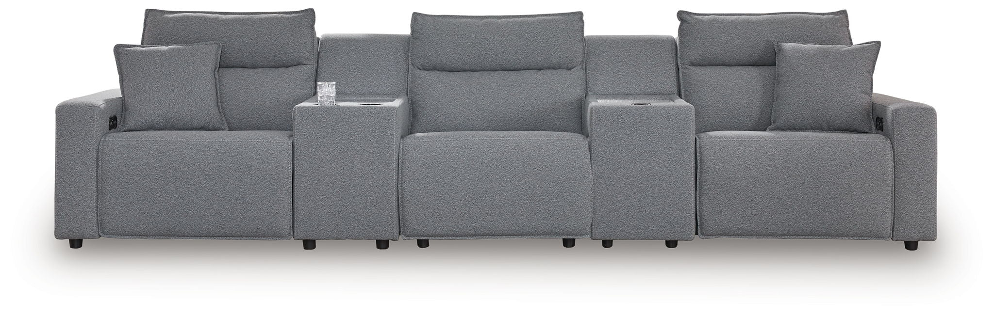 Modmax II - Reclining Sectional - Salt And Pepper - Image 33
