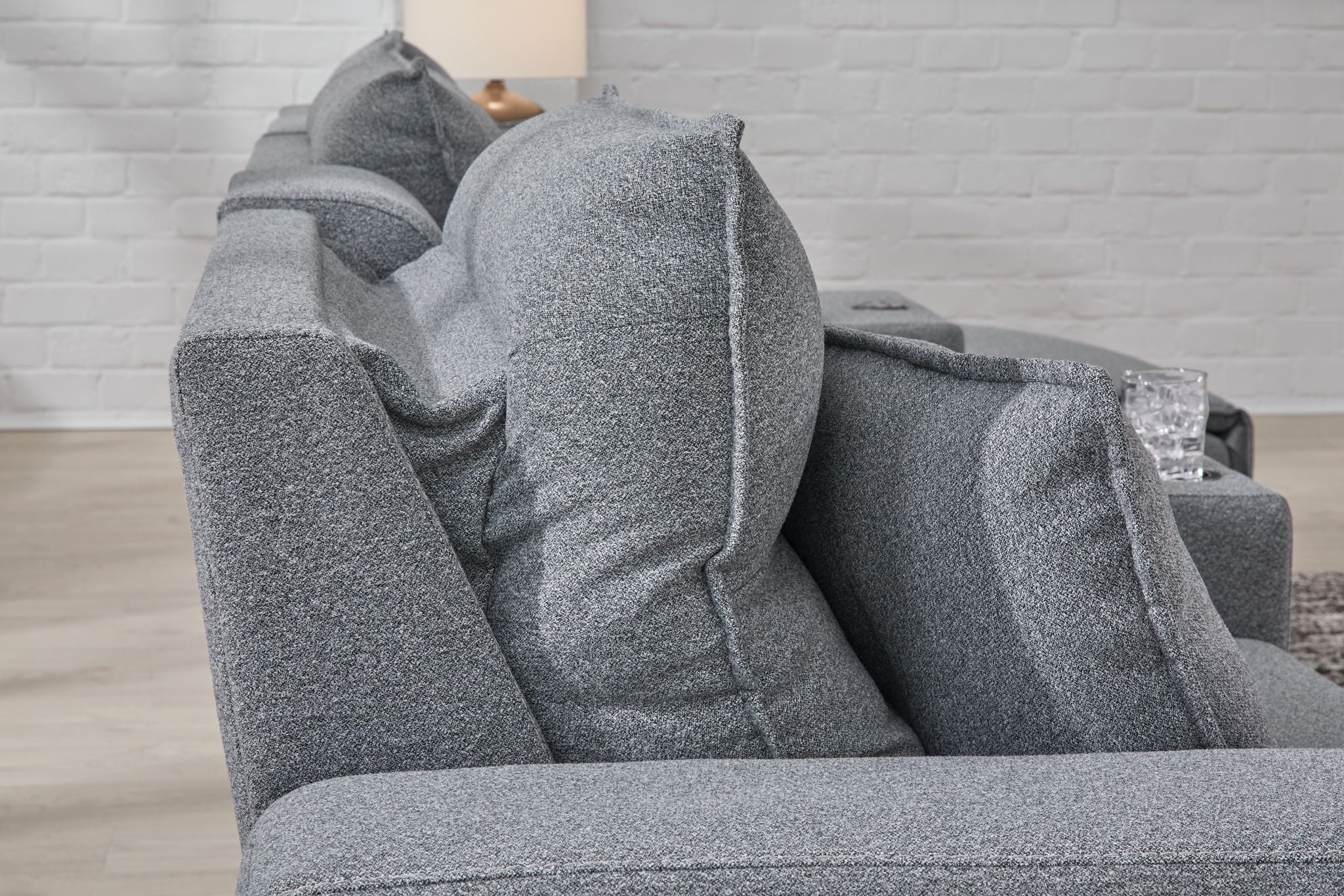 Modmax II - Reclining Sectional - Salt And Pepper - Image 60