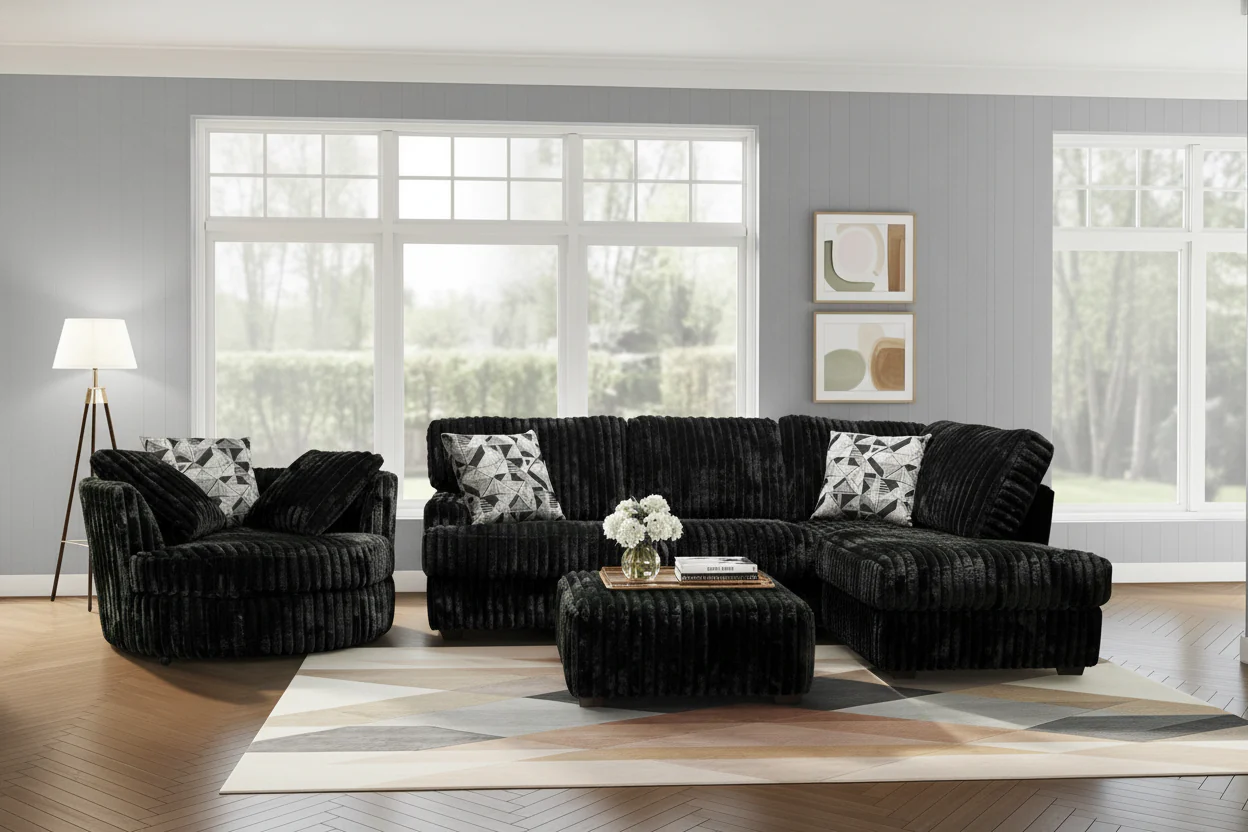 Mondo Black Sectional - Image 2