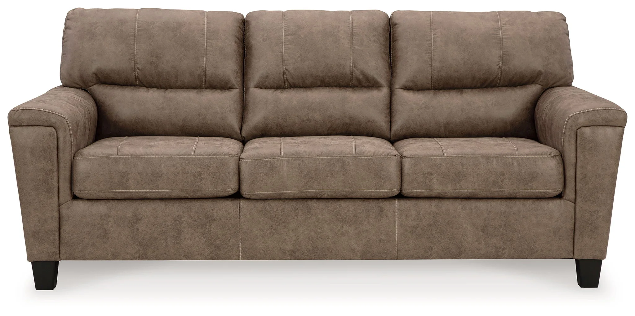 Navi - 3 Pc. - Sofa, Loveseat, Rocker Recliner - Fossil - Image 3