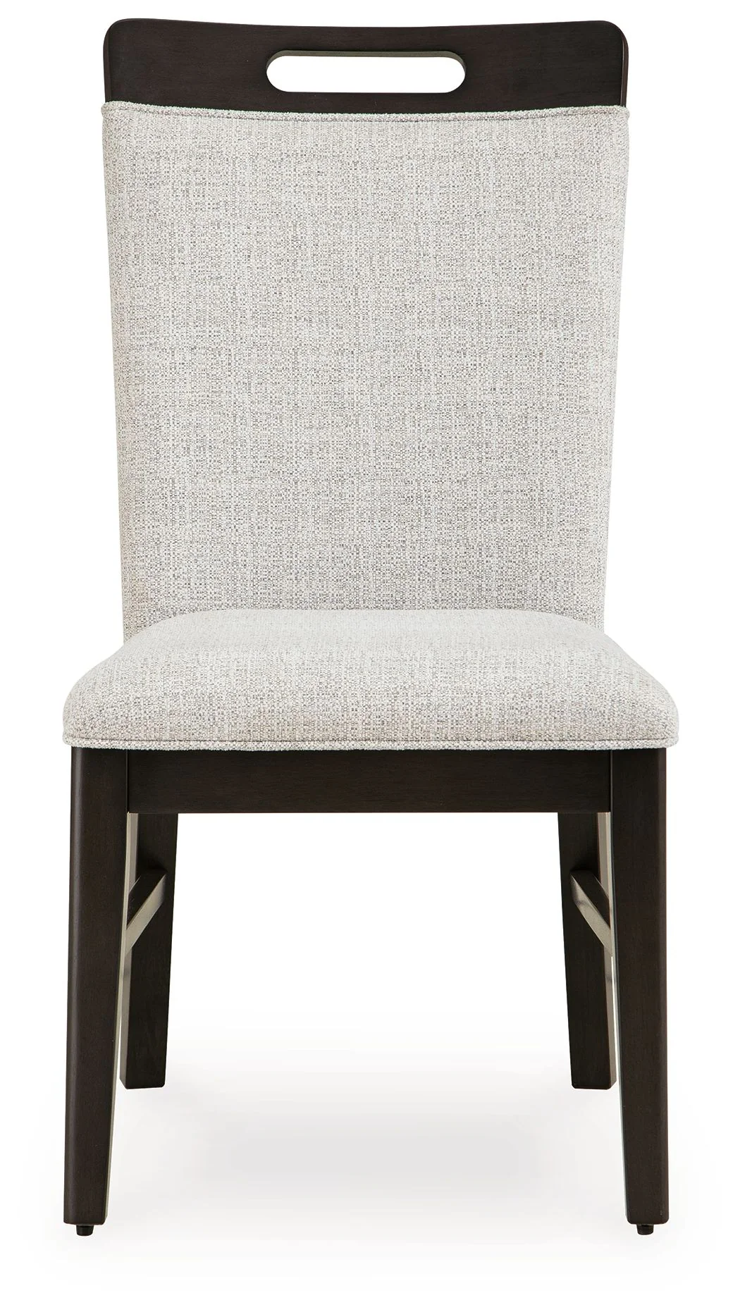 Neymorton - Dining Upholstered Side Chair (Set of 2) - Light Gray / Brown - Image 3