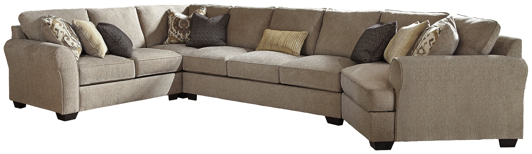Pantomine 4-Piece Sectional with Cuddler - Image 2