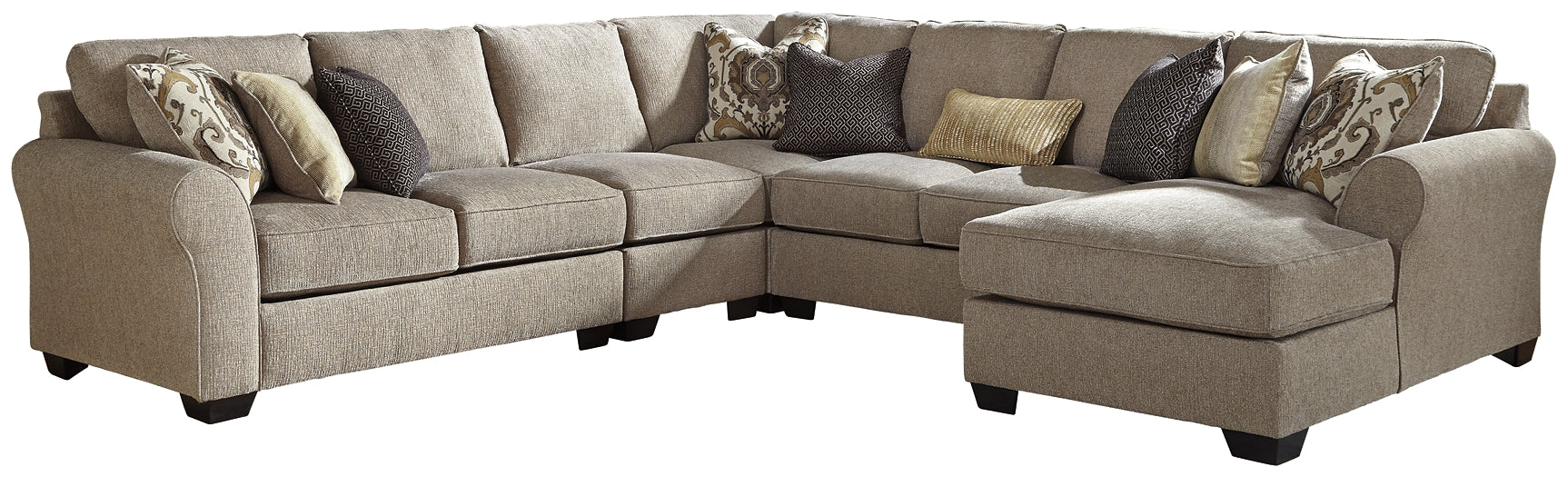 Pantomine 5-Piece Sectional with Chaise - Image 2