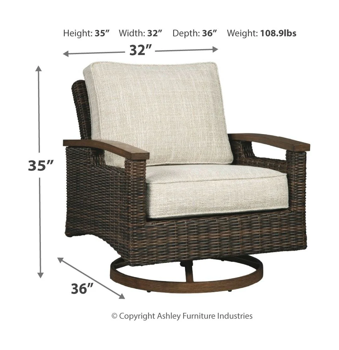 Paradise Trail - 3 Pc. - Lounge Set - Medium Brown - Image 4