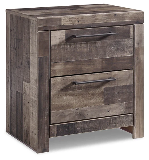 Derekson Queen Panel Bed with 4 Storage Drawers with Mirrored Dresser, Chest and 2 Nightstands - Image 6