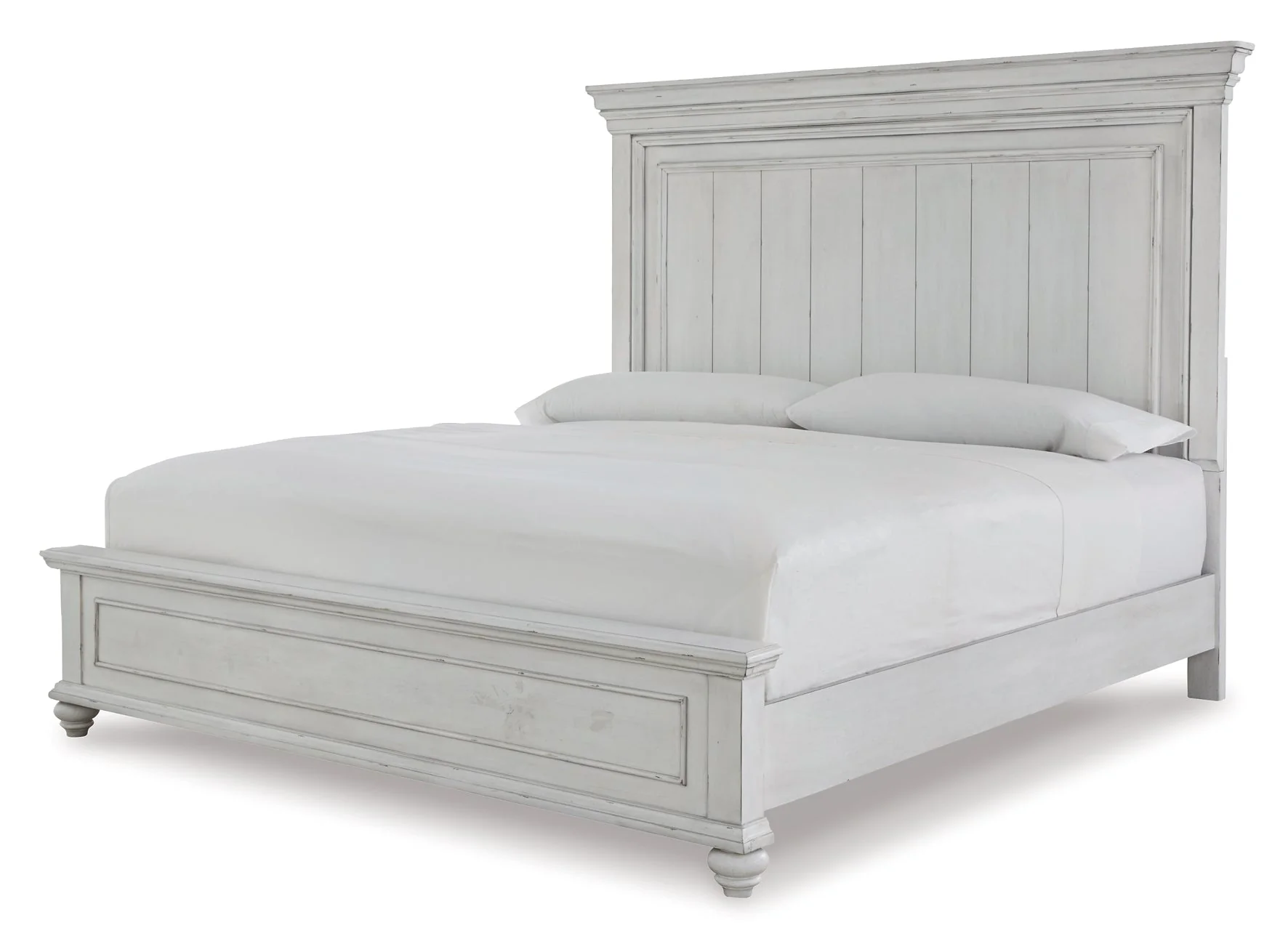 Kanwyn Queen Panel Bed with Mirrored Dresser and Chest - Image 2