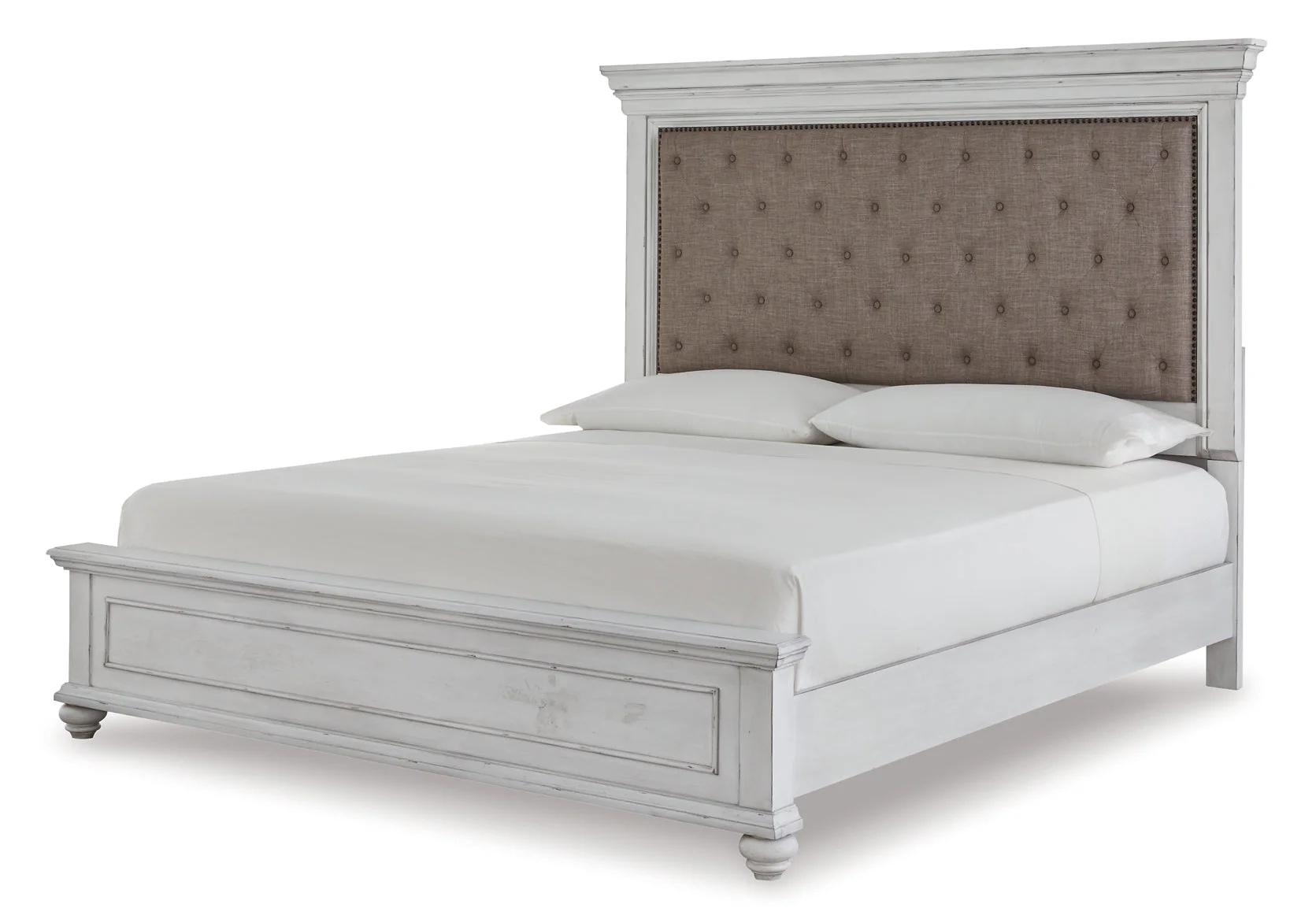 Kanwyn Queen Panel Bed with Mirrored Dresser and Chest - Image 2