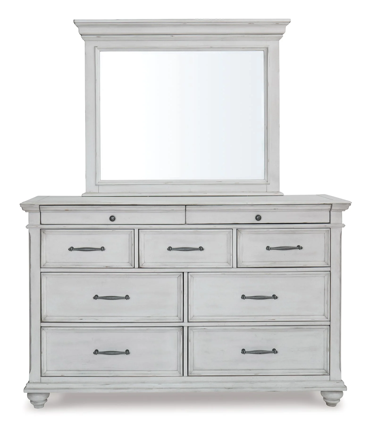 Kanwyn Queen Panel Bed with Storage with Mirrored Dresser, Chest and 2 Nightstands - Image 6