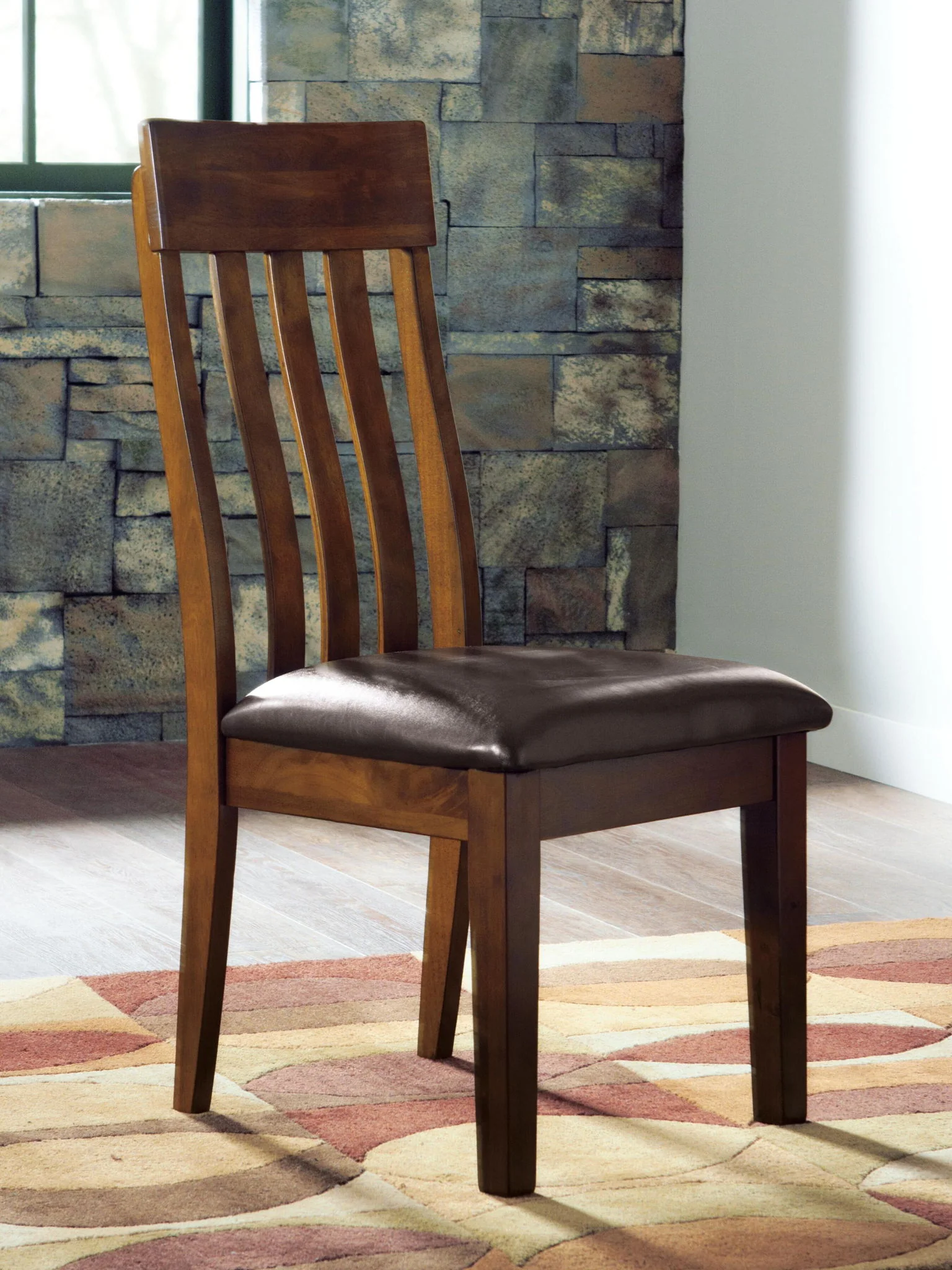 Ralene - Dining UPH Side Chair (Set of 2) - Medium Brown - Image 4
