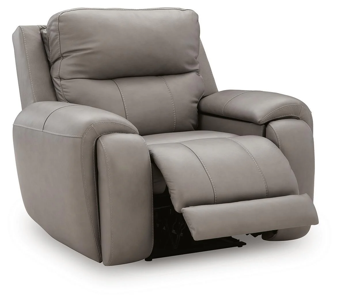 Real Moments - Power Recliner With Audio Seating - Ash - Image 2