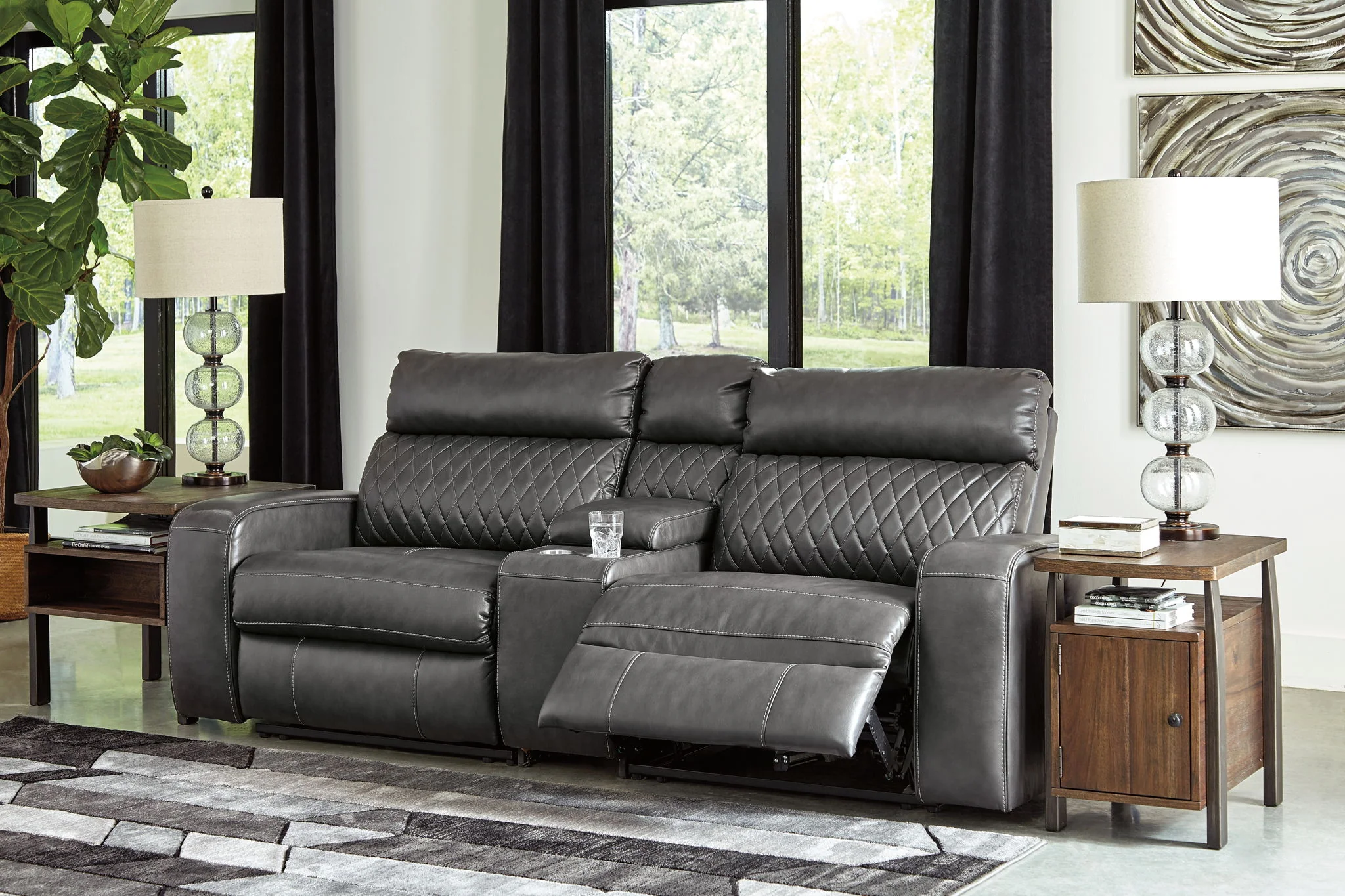 Samperstone - Power Reclining Sectional - Image 15