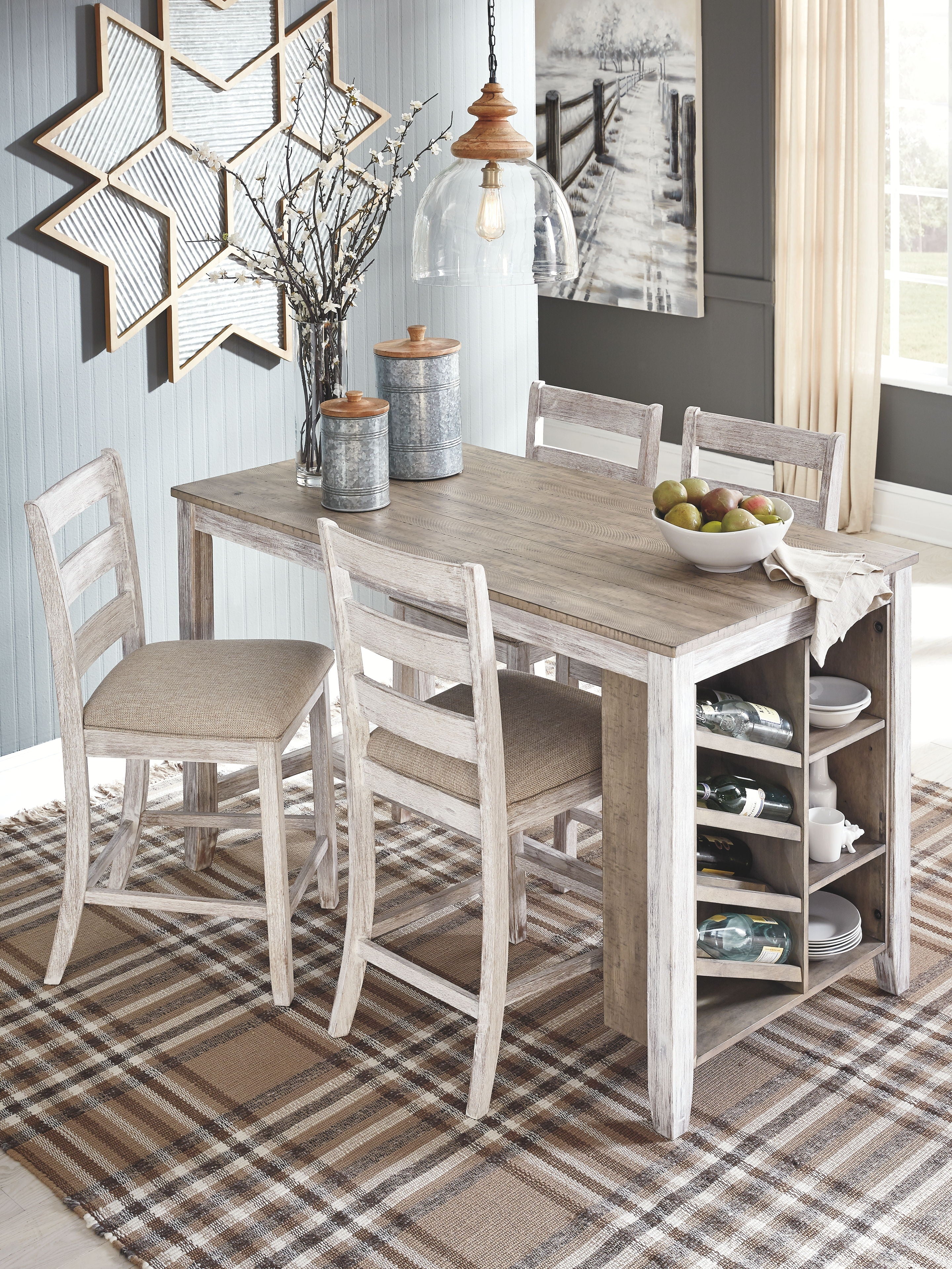 Skempton - Rectangular Counter Table With Storage Set - Image 4