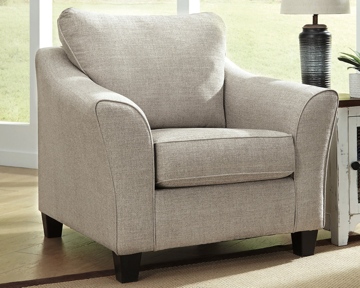 Abney Sofa Chaise, Chair, and Ottoman - Image 7